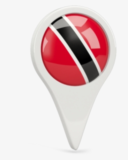 Round Pin Icon - Trinidad A Tobago Flag Png, Transparent Png, Free Download