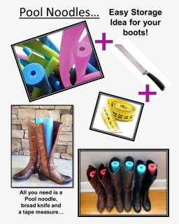 Pool Noodles Are Not Just For Pools - Riding Boot, HD Png Download, Free Download