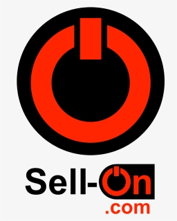 Logo Icon Sell On Black Red Black - Circle, HD Png Download, Free Download