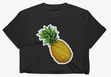 Emoji Crop Top T Shirt - Pineapple Crop Top Png, Transparent Png, Free Download