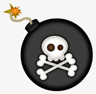 #skull #skulls #pirate #bomb #kaboom - Cartoon, HD Png Download, Free Download