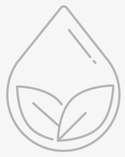 Water Drop With Leaves - Emblem, HD Png Download, Free Download