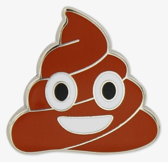 Emoji Poo Enamel Pin - Cartoon, HD Png Download, Free Download