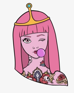 Princess Bubblegum Portrait By Guiganoide Features - Princess Bubble Gum Hd, HD Png Download, Free Download