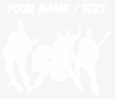 Custom Rock Band Silhouette Plus Size T-shirt - Poster, HD Png Download, Free Download