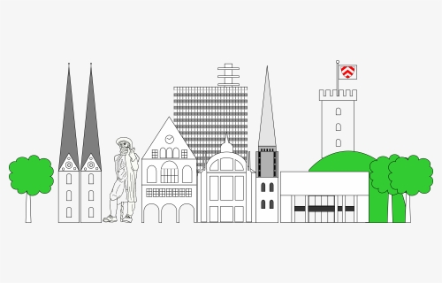 Bielefeld Skyline Clip Arts - Bielefeld Clipart, HD Png Download, Free Download