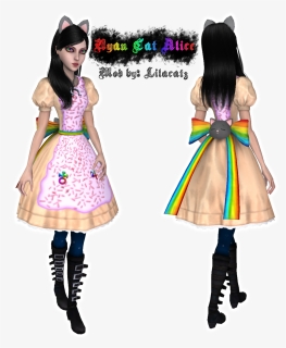 Nyan Madness Clothing Alice Cat Returns Design - Minecraft Alice Madness Returns, HD Png Download, Free Download