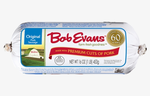 Bob Evans Original Roll Sausage - Bob Evans Sausage Calories, HD Png Download, Free Download