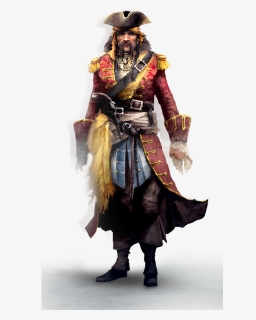 Transparent Edward Kenway Png - Fancy Pirate Dnd Character, Png Download, Free Download