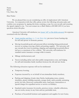Relocation Agreement Letter Sample Main Image - Mision De Afp Cuprum, HD Png Download, Free Download