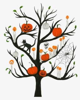 Halloween Tree Print & Cut File, HD Png Download, Free Download