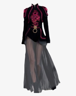 #runway #model #dress #outfit #dragon #png  #freetoedit, Transparent Png, Free Download