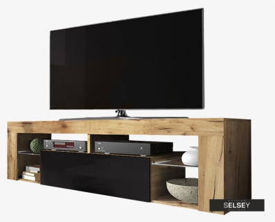 Bianko Tv Stand 140 Cm - Meuble Tv Bas Bois, HD Png Download, Free Download