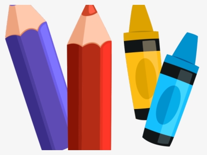 Crayon Clipart Paint - Pencil Crayon Cartoon Png, Transparent Png, Free Download