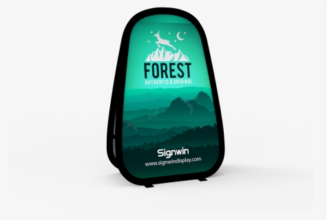 Small Vertical Pop Up A-frame Banner Stand - Portable Network Graphics, HD Png Download, Free Download