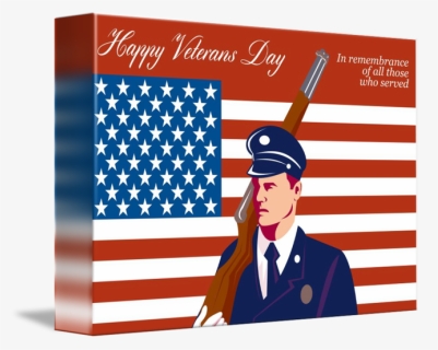 Happy Veterans Day In Remembrance Of All Those Who - Robert G Heft Original Flag, HD Png Download, Free Download