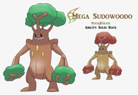 301kib, 1024x766, Mega Sudowoodo By Alphaxxi-d85a2od - Mega Sudowoodo, HD Png Download, Free Download