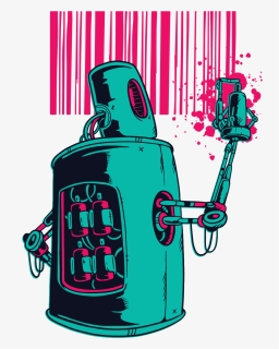 Robot Graffiti, HD Png Download, Free Download