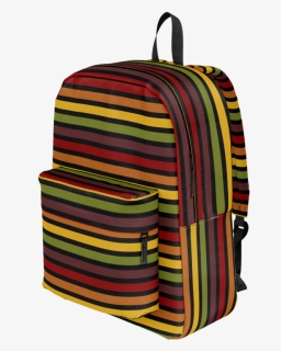 Marrakesh Pattern Retro "70s Style Stripe Backpack - Chad Wild Clay Backpacks, HD Png Download, Free Download