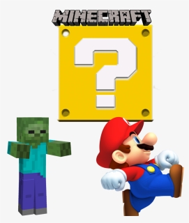 #zombie #mario #lookslikedis #minecraft #logo - Mobs In Minecraft Zombies, HD Png Download, Free Download