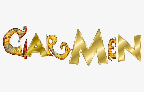 Carmen With Gold Letters - Letter A In Gold, HD Png Download, Free Download