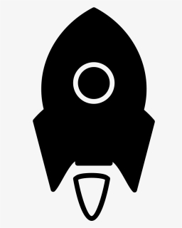 Rocket Ship Variant Small With White Circle Outline - Portable Network Graphics, HD Png Download, Free Download