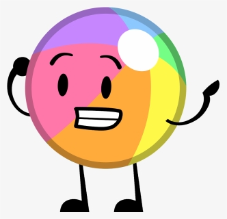 Transparent Beach Ball Clipart Png - Beach Ball With Face Cartoon, Png Download, Free Download