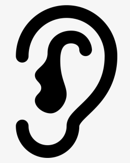 This Is A Basic Image Of The Human Ear - Transparent Background Ear Icon Png, Png Download, Free Download