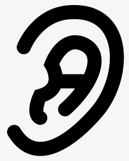 Human Ear Shape - Logo Oreille Png, Transparent Png, Free Download
