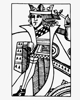 Guyenne King 4 Clip Arts - Vector Playing Card King, HD Png Download, Free Download