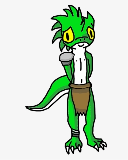 Clawfoot The Mute Lizardman Adventurer Alternative - Drawing, HD Png Download, Free Download