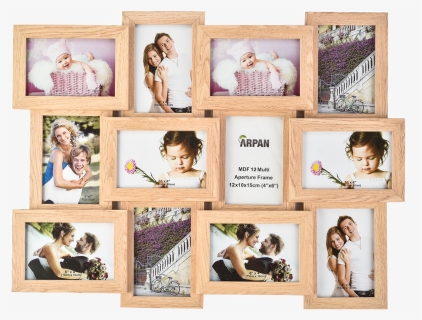 Multi Picture Frames Wooden , Png Download - Picture Frame, Transparent Png, Free Download
