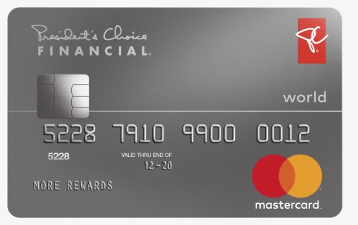 Pc Financial World Mastercard - Carte Crédit Mastercard, HD Png Download, Free Download