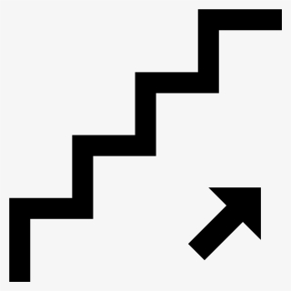 Stairs Up Icon - Icon Stairs Png, Transparent Png, Free Download
