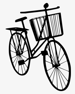 Silhouette Bicycle Clip Art, HD Png Download, Free Download