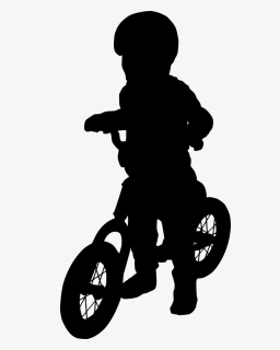 K#on Bike Silhouette 3 - Bike Silhouette Front Child, HD Png Download, Free Download