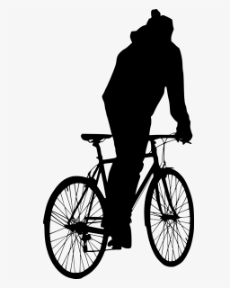 Велосипедист Силуэт Пнг, HD Png Download, Free Download