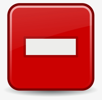 Software-installer Purge Clip Arts - Red Minus Square Icon, HD Png Download, Free Download