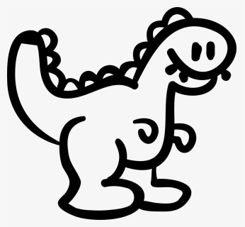 Dino Svg Hand Drawn - Hand Drawn Dinosaur Png, Transparent Png, Free Download