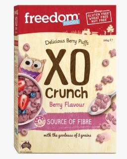 Xo Crunch Berry Flavour - Freedom Foods Xo Crunch, HD Png Download, Free Download