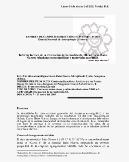 Document , Png Download - Informe Tecnico De Excavación, Transparent Png, Free Download