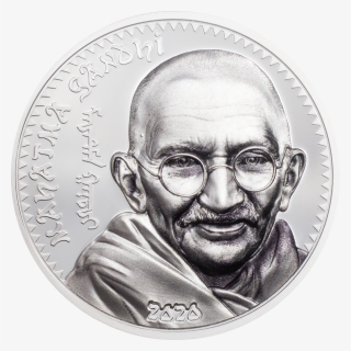Gandhi Silver Coin, HD Png Download, Free Download
