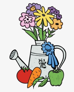 Vegetable Garden Graphics - Flower And Vegetable Clipart, HD Png Download, Free Download