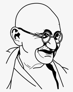 Transparent Gandhi Png - Mahatma Gandhi Clip Art, Png Download, Free Download