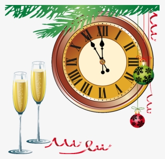 New Year Clocks - New Year's Eve Countdown Clock Png, Transparent Png, Free Download