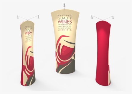 Curved Top Tension Fabric Banner Stand - Banner, HD Png Download, Free Download