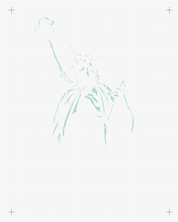 Transparent Statue Of Liberty Vector Png - Sketch, Png Download, Free Download