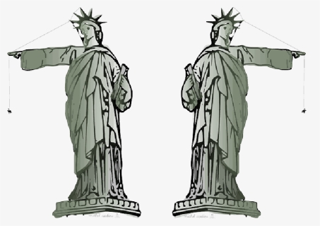 Symbol, Liberty, Lady, Pointing, America, Point - Statue Of Liberty Pointing, HD Png Download, Free Download