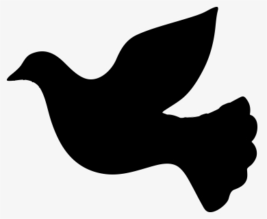 Silhouette Vector Graphics Clip Art Drawing Image - Dove Holy Spirit Silhouette, HD Png Download, Free Download