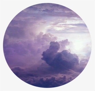 #cloud #clouds #purple #tumblr #nuvem #nuvens #roxo - Circle Clouds, HD Png Download, Free Download